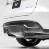 Vorsteiner VRS Model Y Aero Rear Diffuser Carbon Fiber PP 2x2 Glossy