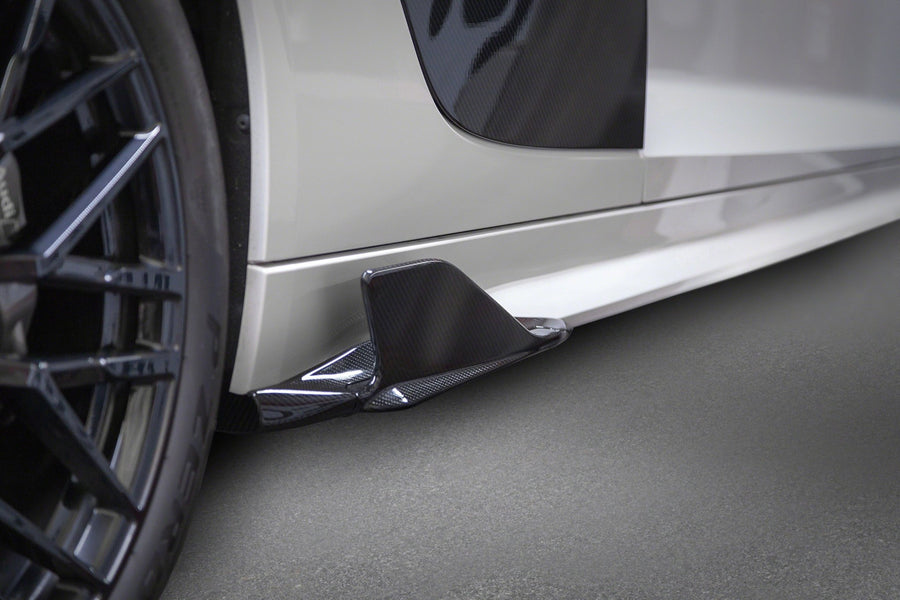 Audi R8 V10 PLUS (2015 ) - Carbon Side Fins (Matte) - 412Motorsport - Fins - Capristo
