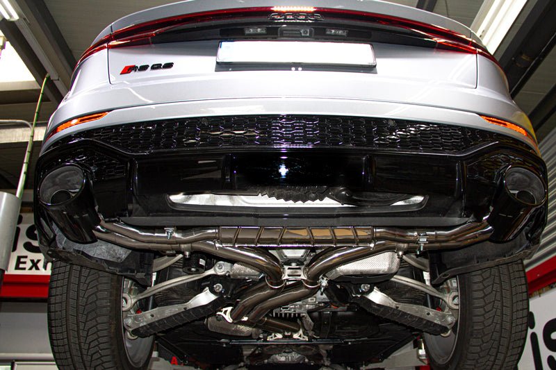 Audi RSQ8 - Valved Exhaust with Middle Silencer Spare for OEM Tips (OE Actuators) - 412Motorsport - Exhaust - Capristo