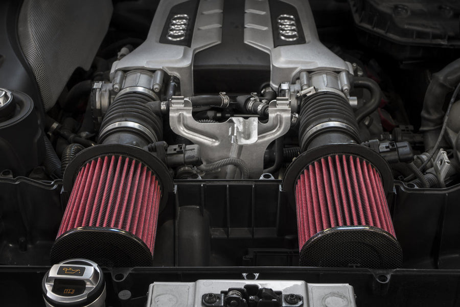 Fabspeed Audi R8 V8 BMC F1 Replacement Carbon Fiber Air Filters