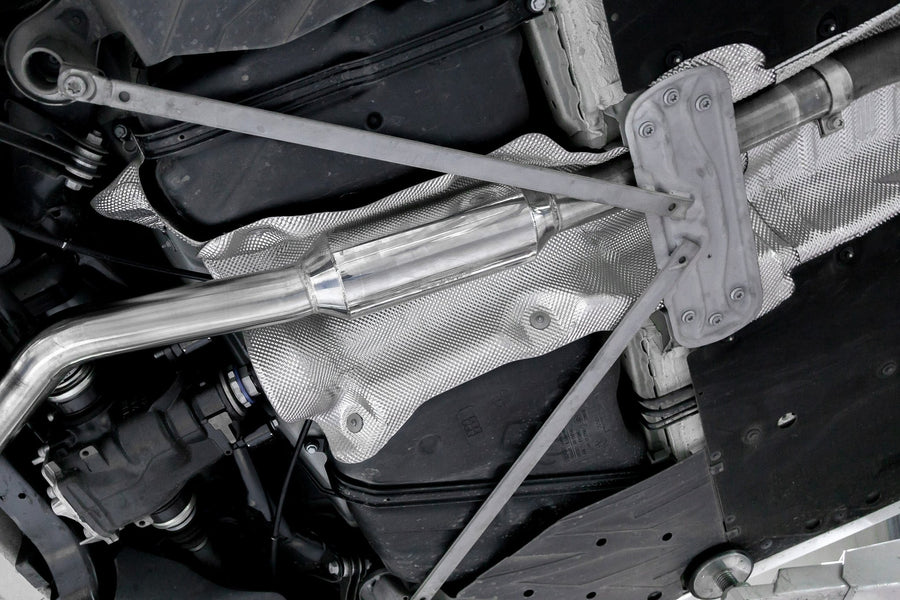 BMW 428i - Valved Exhaust with Middle Silencer and Skirt Diffuser (CES3) - 412Motorsport - Exhaust - Capristo