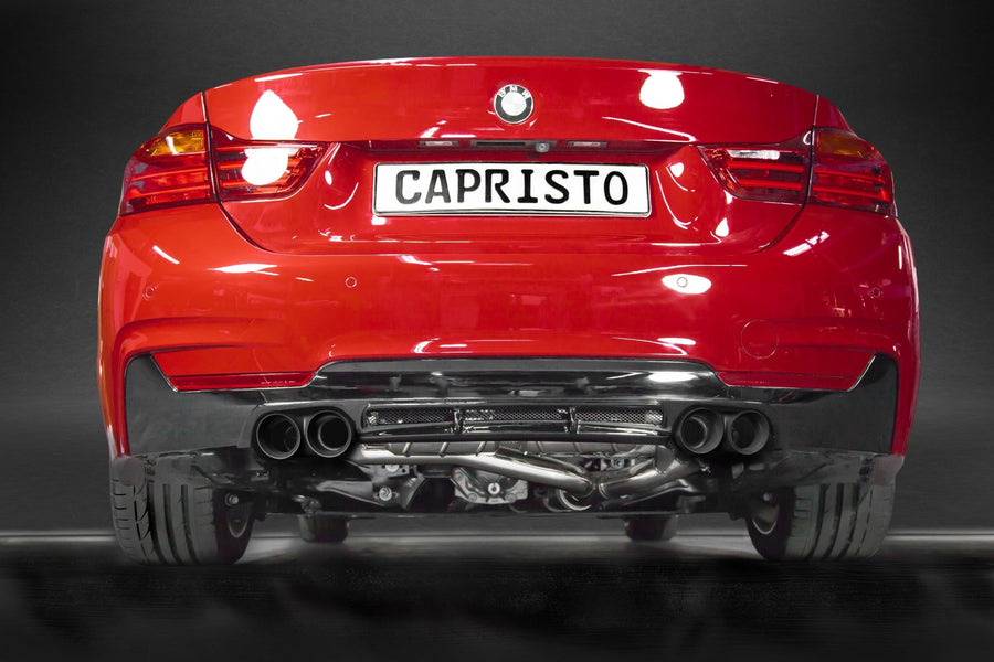 BMW 435i - Valved Exhaust with Middle Silencer Spare Pipes and Skirt Diffuser (CES3) - 412Motorsport - Exhaust - Capristo