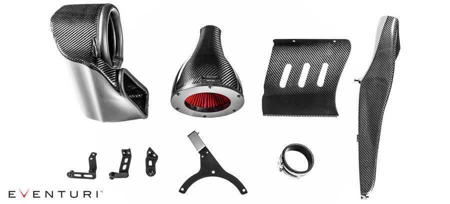 Eventuri Audi B9 RS5/RS4 - Black Carbon Intake with secondary duct