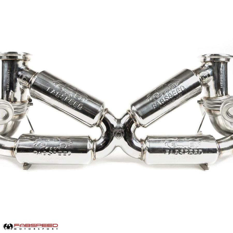 Fabspeed Audi R8 V10 Valvetronic Supersport X-Pipe Exhaust System (2016 - 2018)