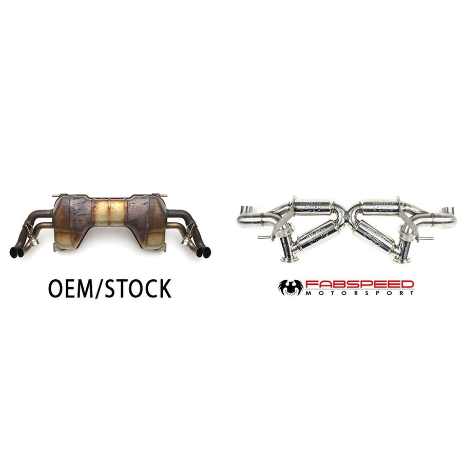 Fabspeed Audi R8 V10 Valvetronic Supersport X-Pipe Exhaust System (2009-2015)