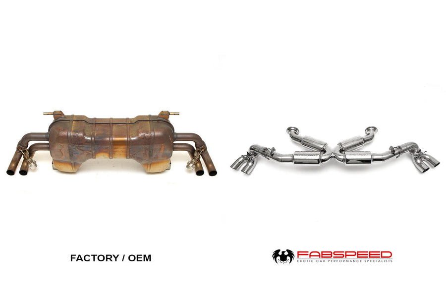 Fabspeed Audi R8 V8 Supersport X-Pipe Exhaust System (2007-2012)