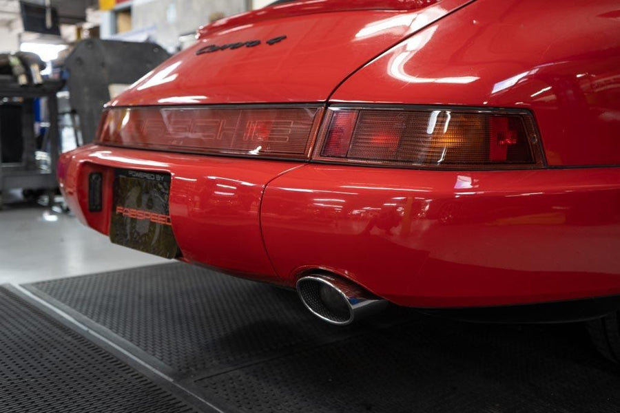 Fabspeed Porsche 964 Carrera Deluxe Oval Style Right-Side Tip (1989-1994)