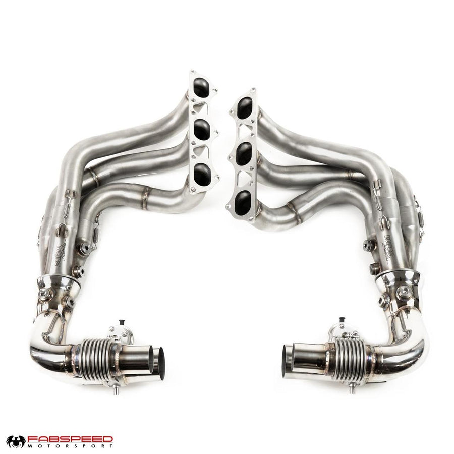 Fabspeed Porsche 991.2 GT3 / GT3 RS Long Tube Competition Race Header System (2017+)