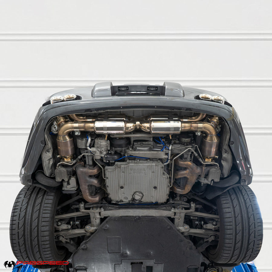 Fabspeed Porsche 997.2 Turbo / Turbo S Valvetronic Supersport X-Pipe Exhaust System (2010-2012)