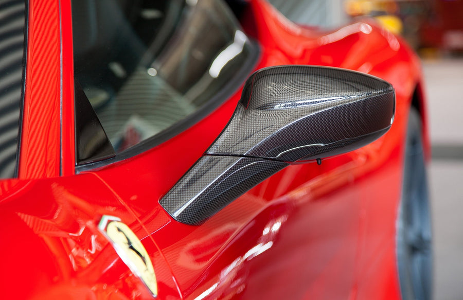 Ferrari 458 - Carbon Mirror Cases (Matte) - 412Motorsport - Misc - Capristo