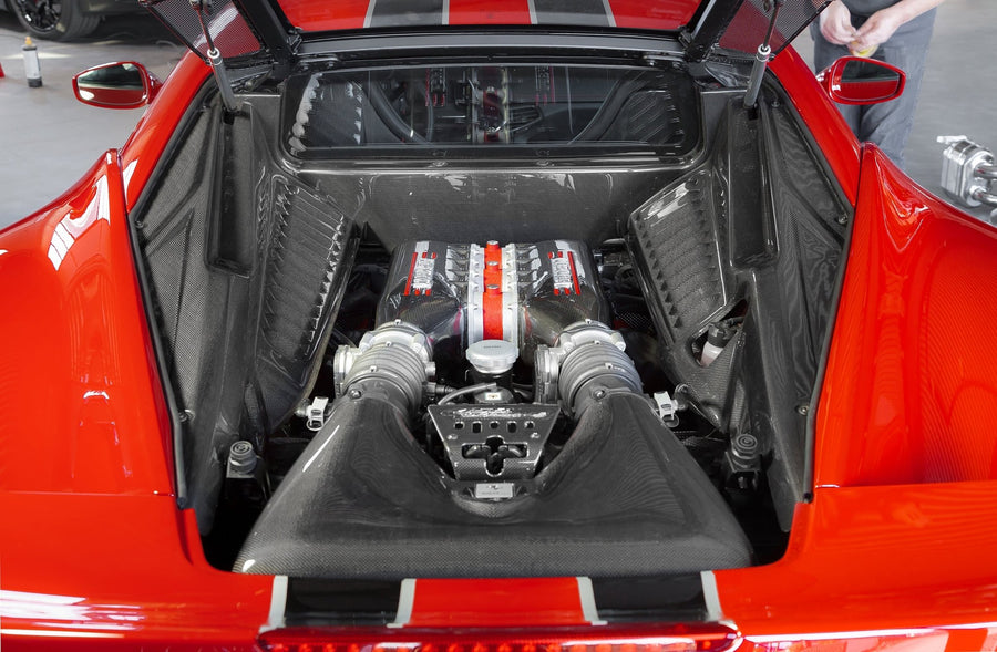 Ferrari 458 Italia - Carbon Lock Cover (Matte) - 412Motorsport - Misc - Capristo