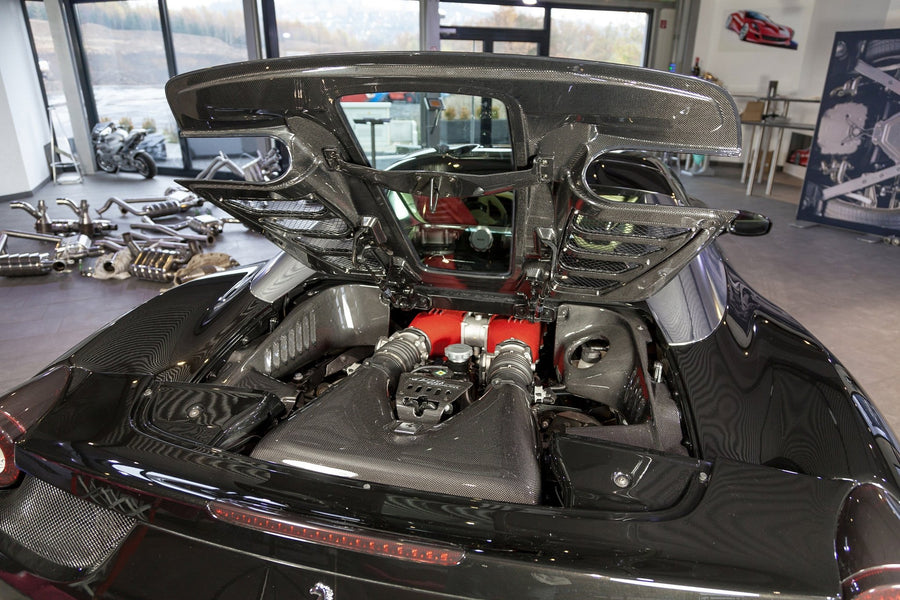 Ferrari 458 Spider - Carbon Lock Cover (Matte) - 412Motorsport - Misc - Capristo