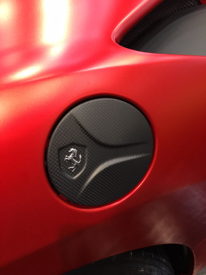 Ferrari 488 - Carbon Gas Cap (2018+) Matte - 412Motorsport - Misc - Capristo