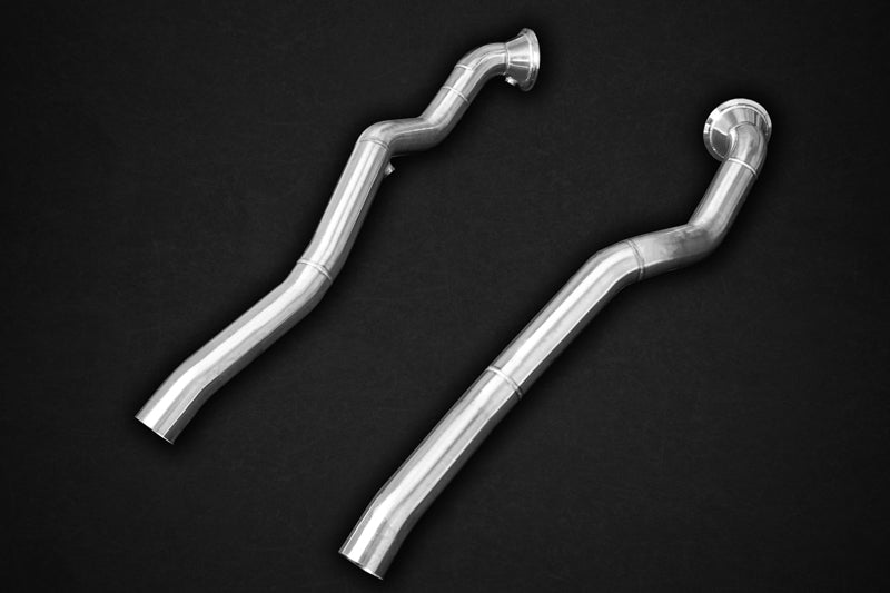 Ferrari 812 GTS - Catless Downpipes (for OPF Cars) (with Heat Blankets) - 412Motorsport - Downpipes - Capristo