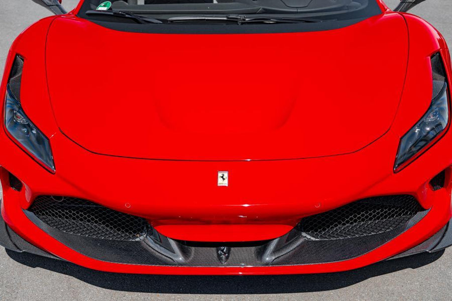 Ferrari F8 - Carbon Fiber Frontspoiler and Side air guides (Set) - 412Motorsport - Spoiler - Capristo