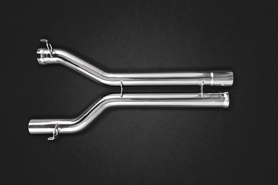 Mercedes AMG C63 (W204) - Middle Silencer Spare Pipes (for OEM) - 412Motorsport - Exhaust - Capristo