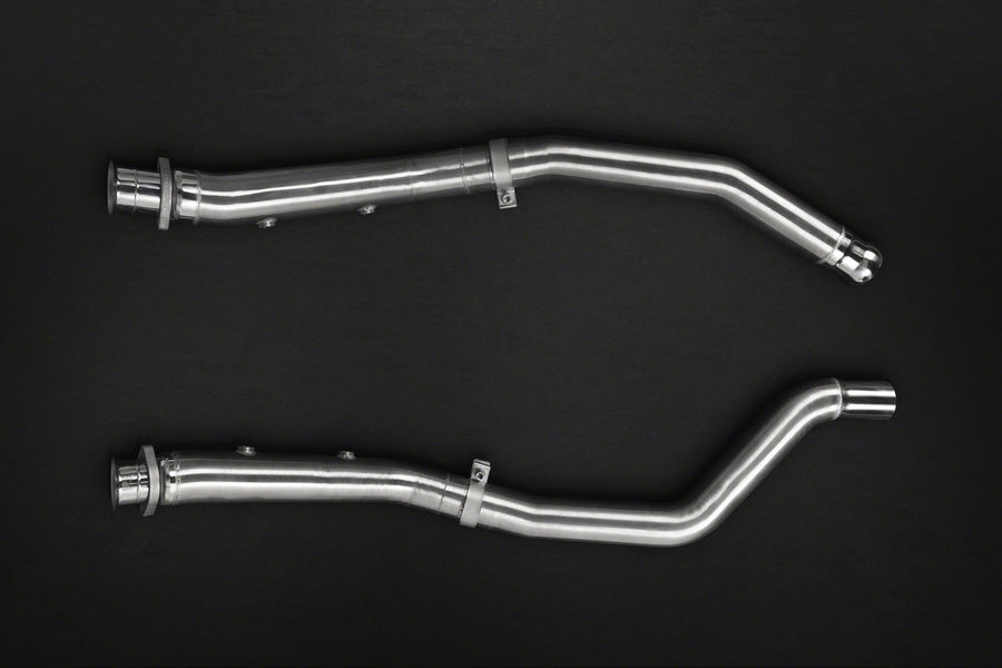 Mercedes GLE (4.7/5.5 V8) - Cat Delete Pipes (for CAPRISTO) - 412Motorsport - Exhaust - Capristo