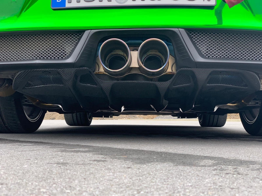 Porsche 991.2 GT3RS - Carbon Fiber Engine Cover/Diffuser - 412Motorsport - Misc - Capristo
